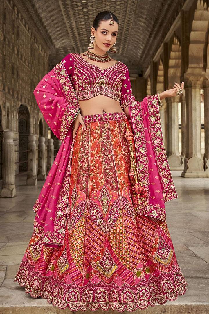 Breathtaking Multi Designer Bridal Lehenga