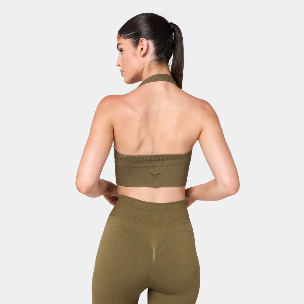 Seamless Contour Halter - Capers