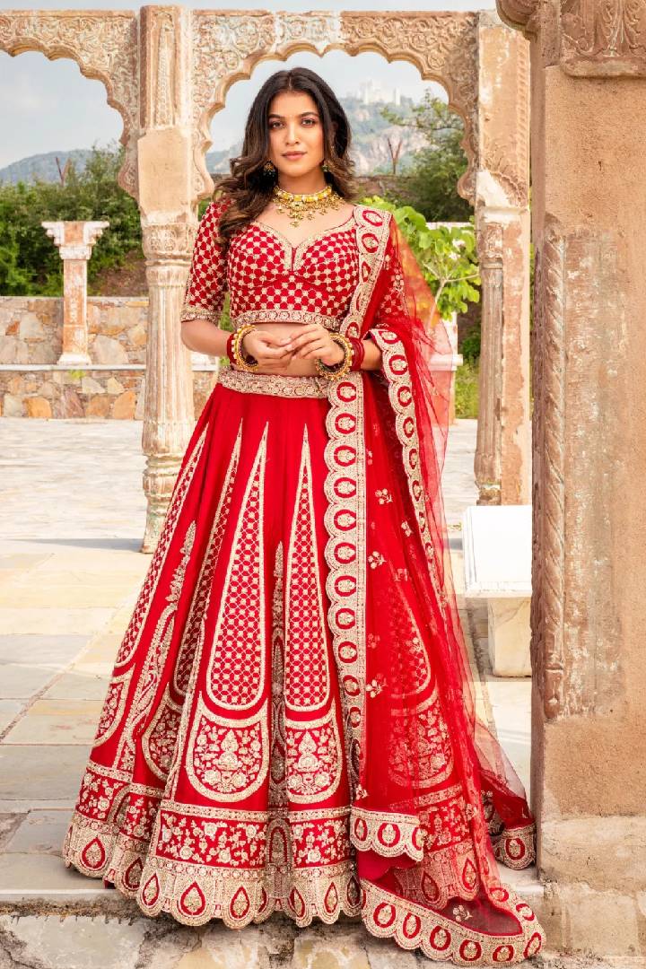 Breathtaking Multi Designer Bridal Lehenga